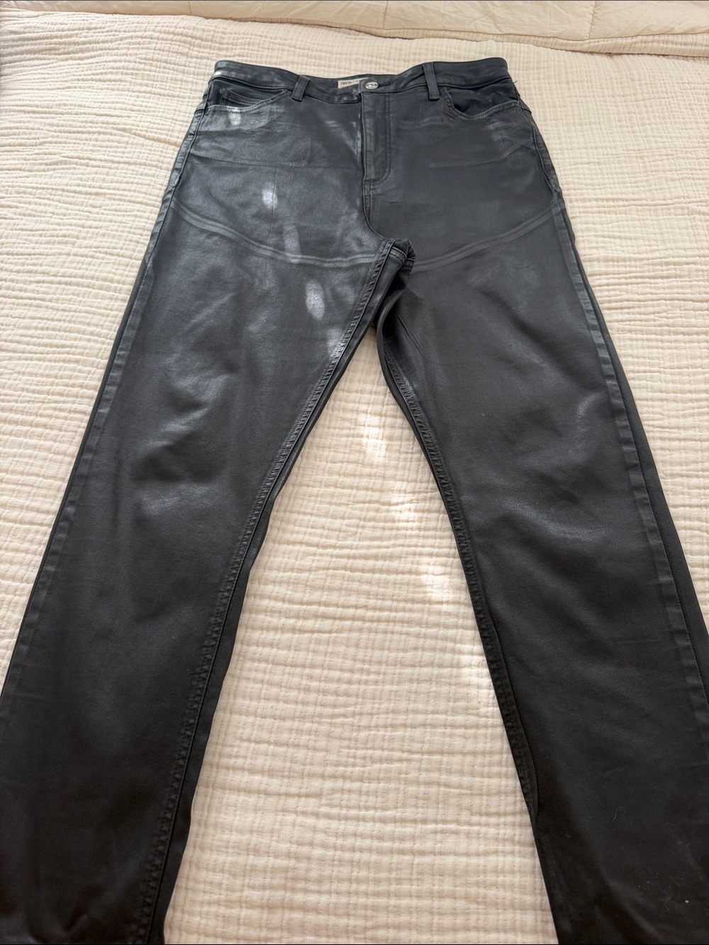 ASOS Black Coated Skinny Jeans for Women